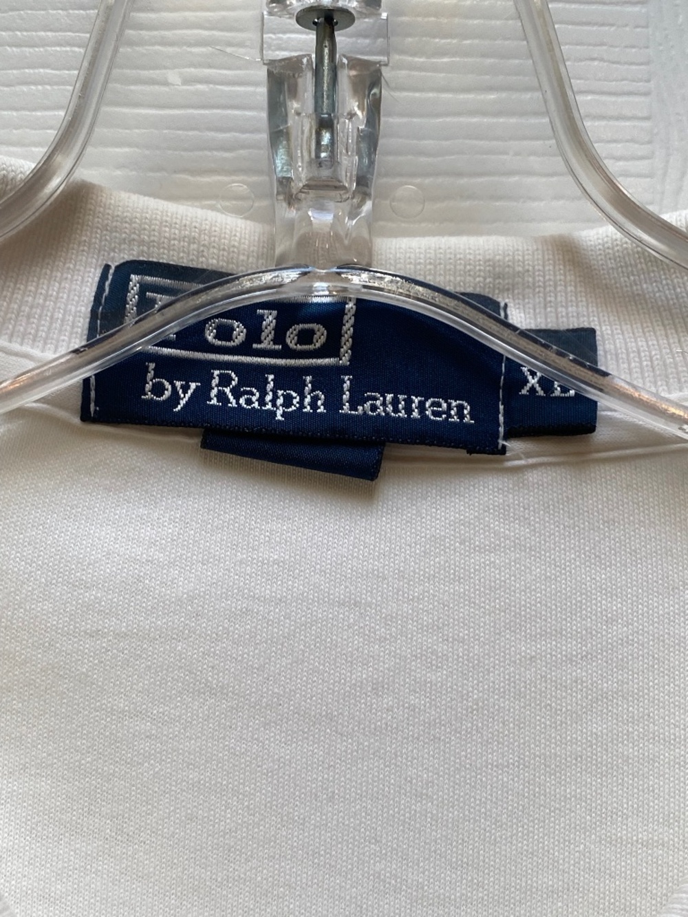 2 Ralph Lauren White Polo Shirts. - Picture 4 of 5